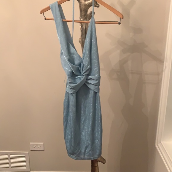 REVOLVE SUPERDOWN HALTER MINI DRESS - Picture 8 of 9